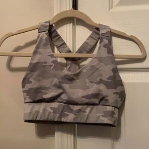 camo sports bra
